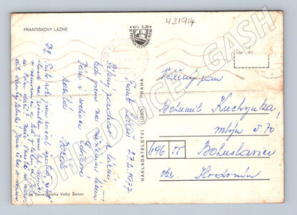 Pohlednice Františkovy Lázně různé pohledy 1977 (M21914)