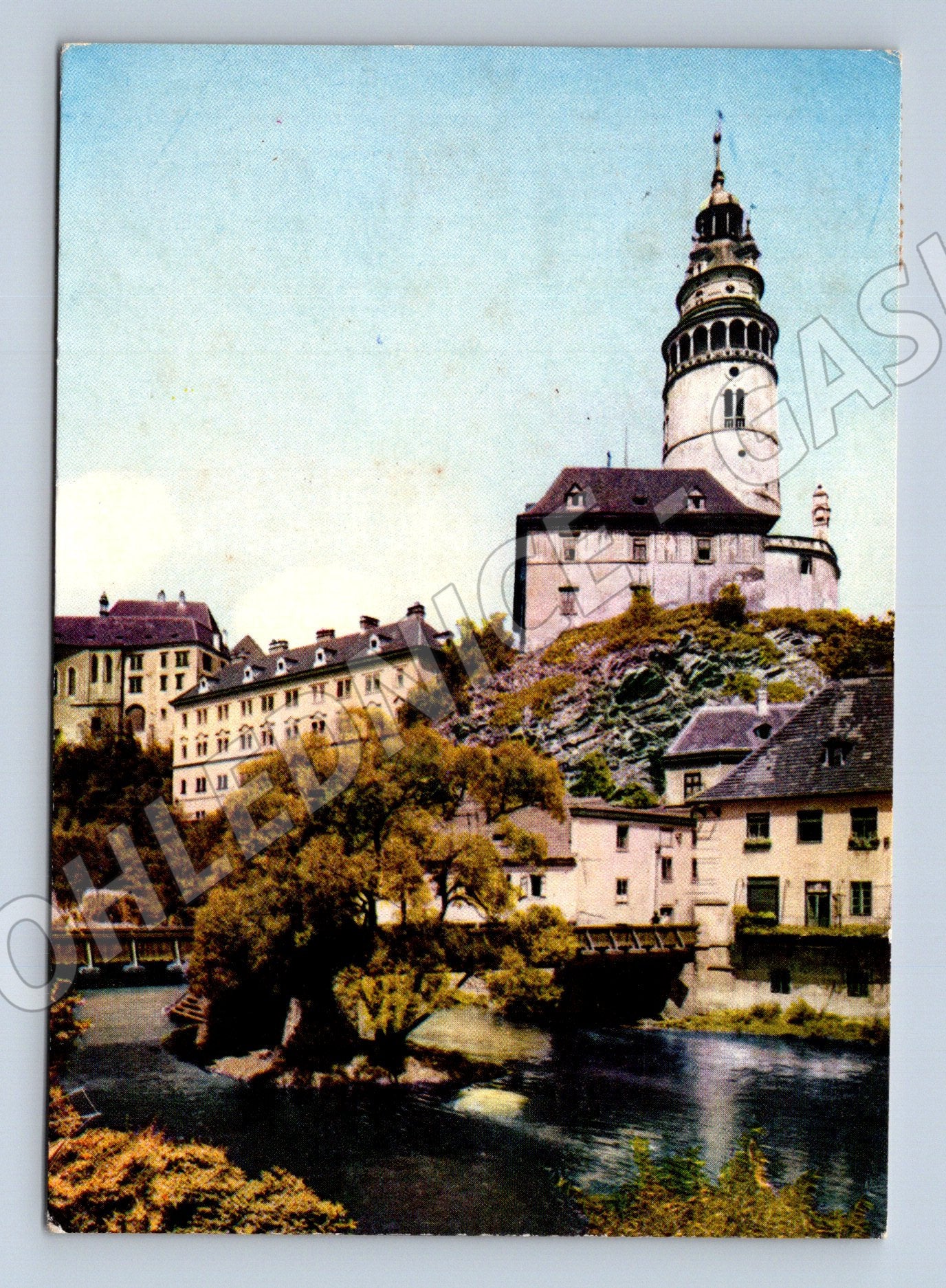 Pohlednice Český Krumlov státní zámek 1963 (M21916)