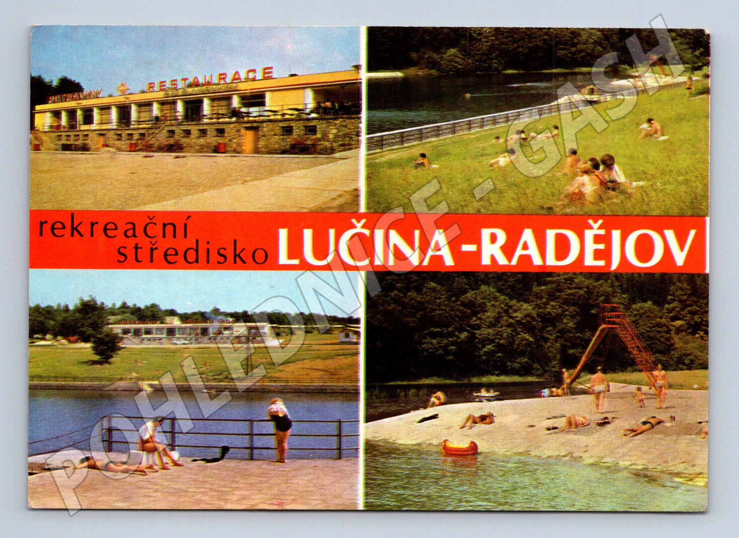 Pohlednice rekreační středisko Lučina-Radějov (M21919)