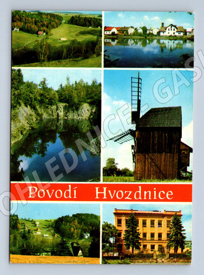 Pohlednice Povodí Hvozdnice 1970 (M21923)