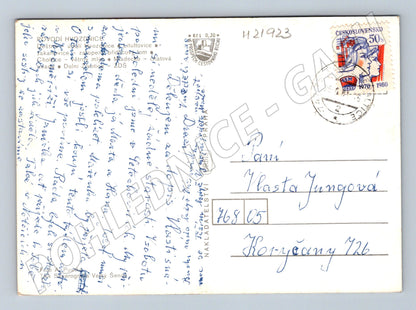 Pohlednice Povodí Hvozdnice 1970 (M21923)