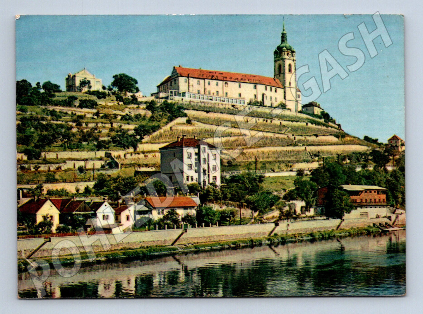 Pohlednice Mělník hrad a vinice (M21924)