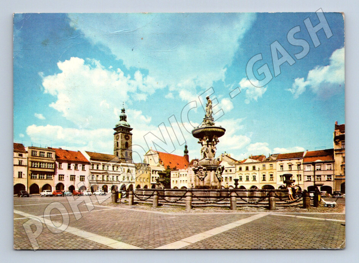 Pohlednice České Budějovice Žižkovo náměstí 1970 (M21929)