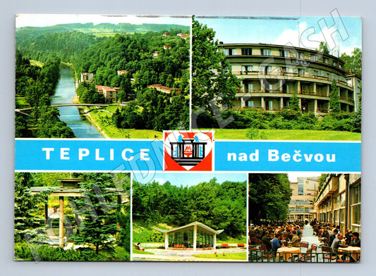 Pohlednice Teplice nad Bečvou různé pohledy 1970 (M21936)