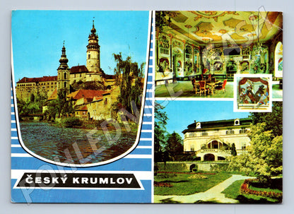 Pohlednice Český Krumlov hrad město 1973 (M21938)