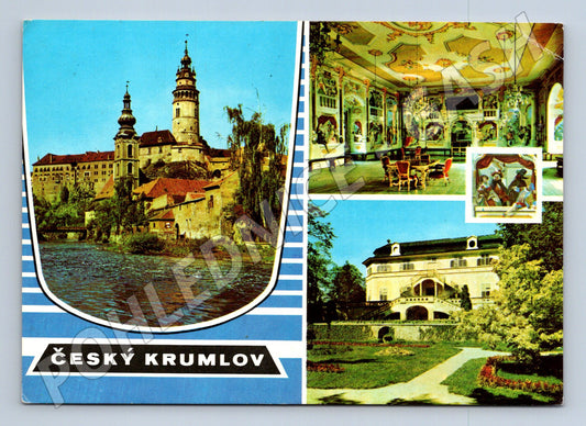 Pohlednice Český Krumlov hrad město 1973 (M21938)