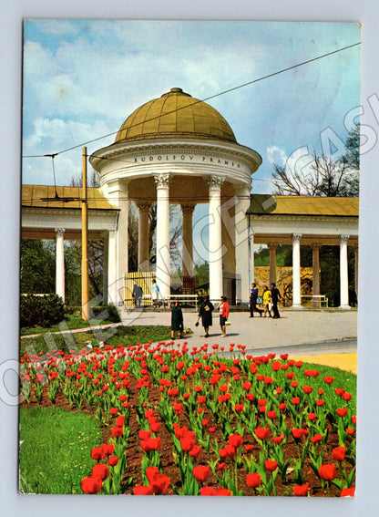 Pohlednice Mariánské Lázně Rudolfův pramen 1975 (M21943)
