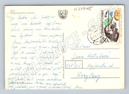 Pohlednice Telč městská památková rezervace 1971 (M21945)