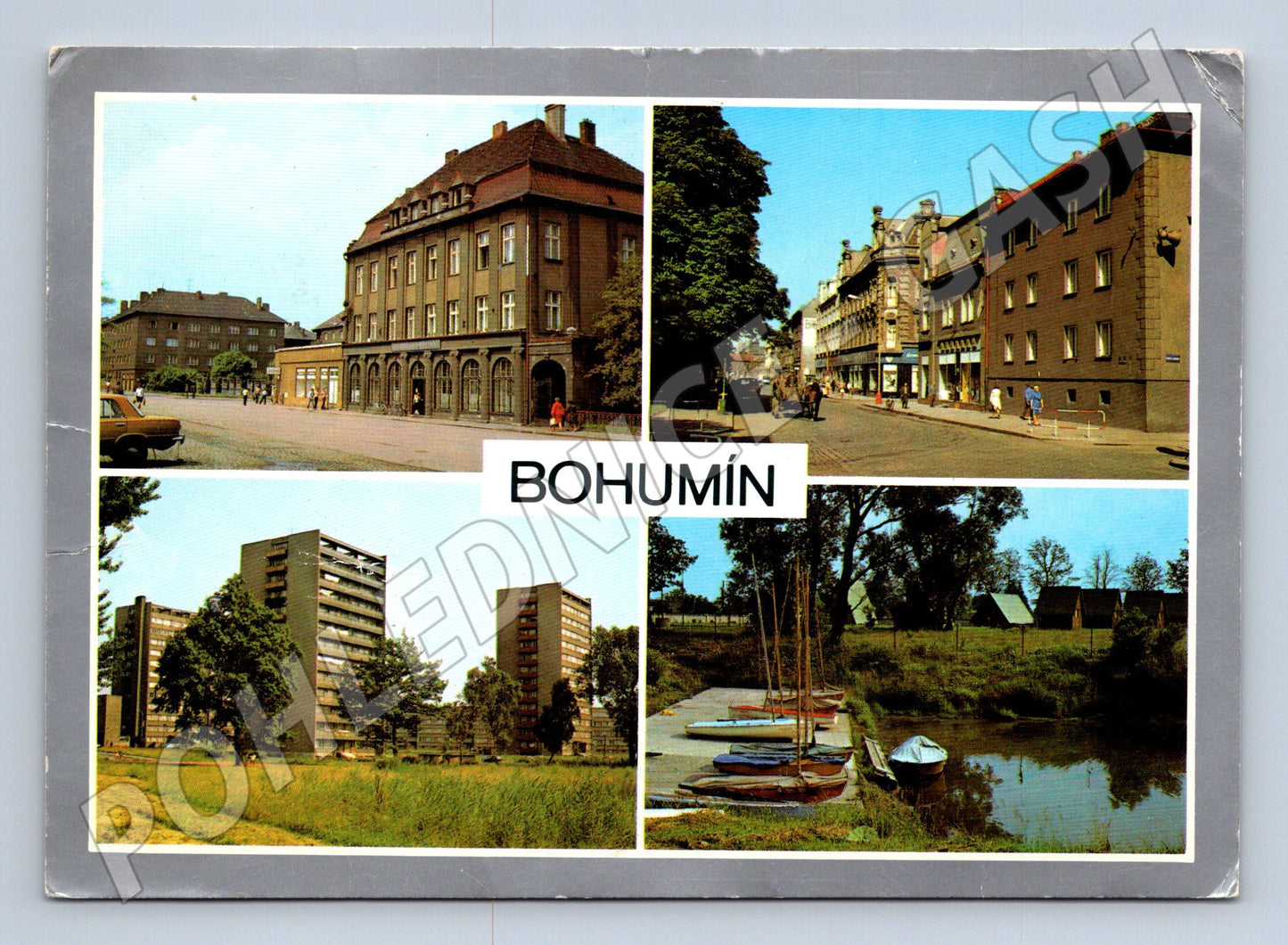 Pohlednice Bohumín různé záběry 1988 (M21951)