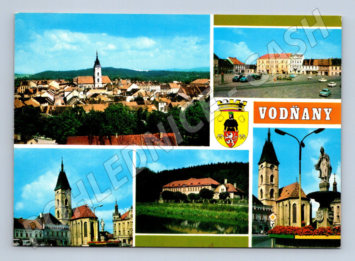 Pohlednice Vodňany městské pohledy 1976 (M21956)