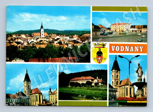 Pohlednice Vodňany městské pohledy 1976 (M21956)