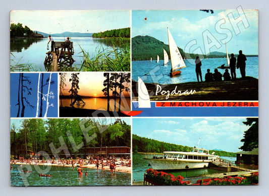 Pohlednice Máchovo jezero rekreační středisko (M21961)
