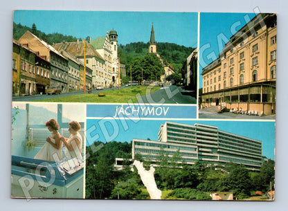 Pohlednice Jáchymov různé pohledy 1968 (M21974)