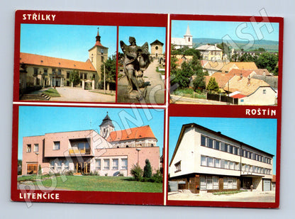 Pohlednice Litenčice, Roštín, Střílky multiscéna (M21978)