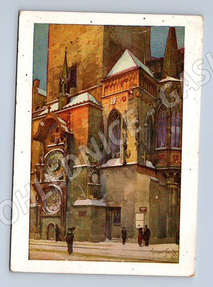 Pohlednice Praha Staroměstský orloj 1952 (M21984)
