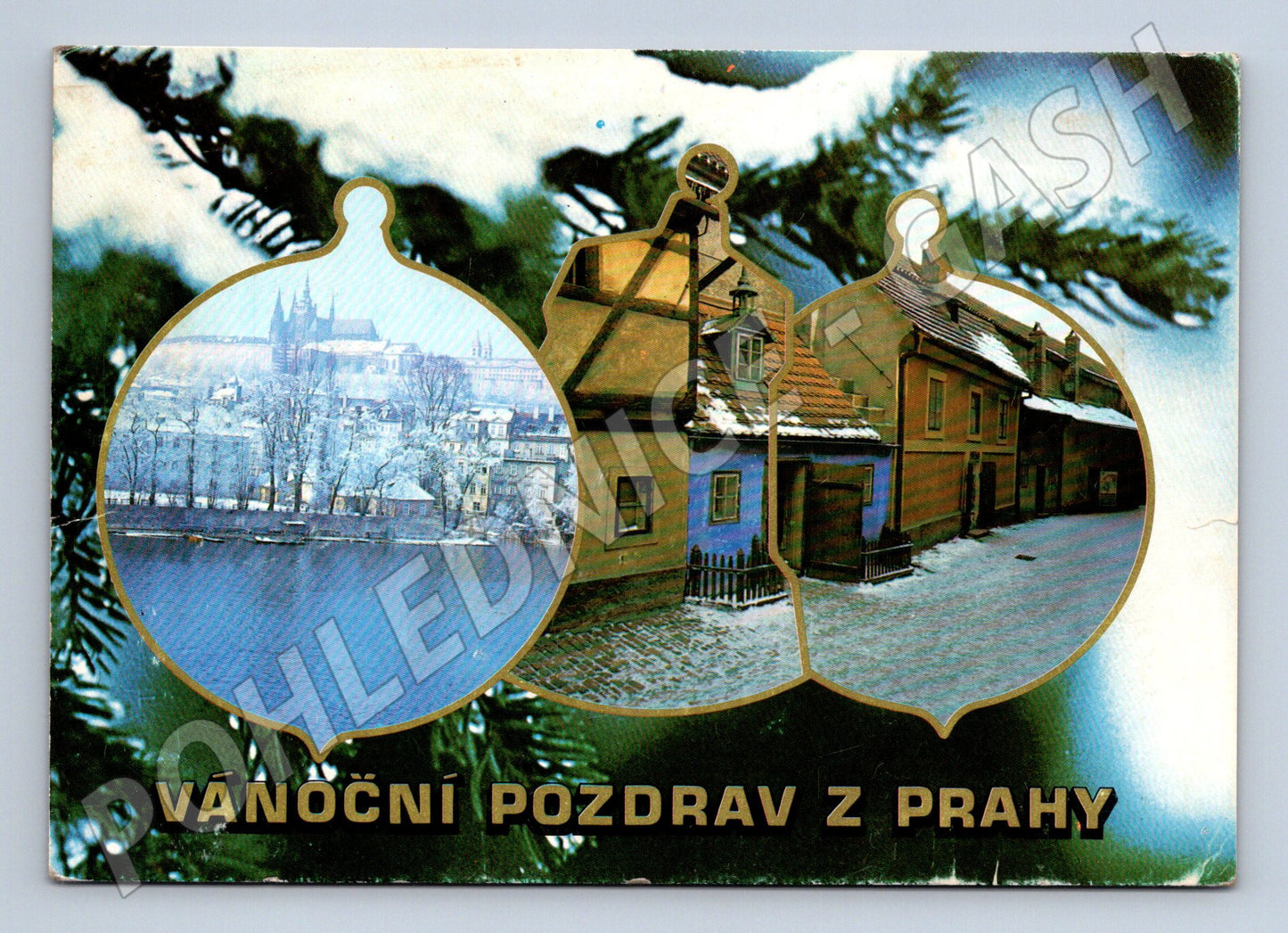 Pohlednice Praha Vánoční pozdrav (M21987)