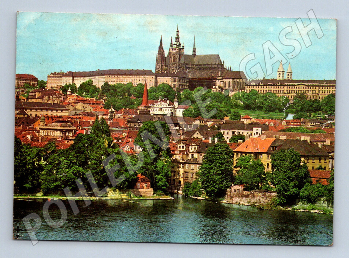 Pohlednice Praha Hradčany Vltava 1977 (M21994)
