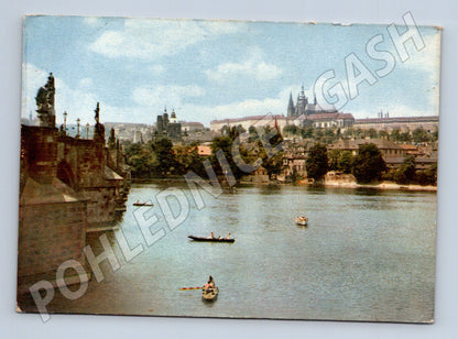 Pohlednice Praha Pražský hrad z Vltavy (M21995)