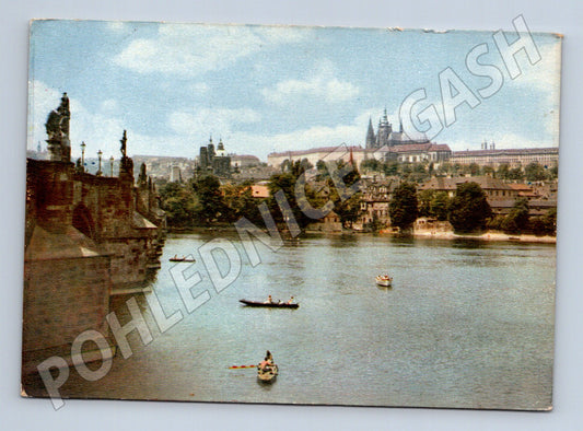 Pohlednice Praha Pražský hrad z Vltavy (M21995)