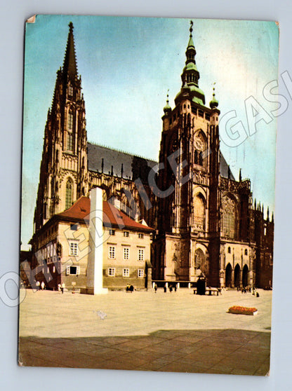 Pohlednice Praha Katedrála sv. Víta 1957 (M21996)