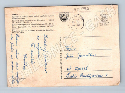 Pohlednice Praha Katedrála sv. Víta 1957 (M21996)