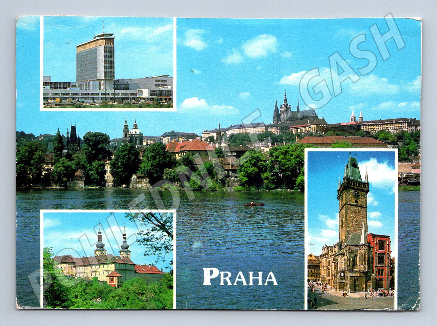 Pohlednice Praha koláž památek (M21997)