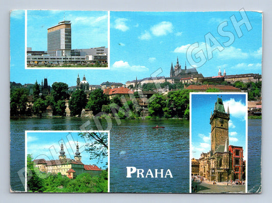 Pohlednice Praha koláž památek (M21997)