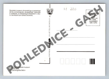 Pohlednice Slovacké muzeum Uherské Hradiště – etnografie (M220)