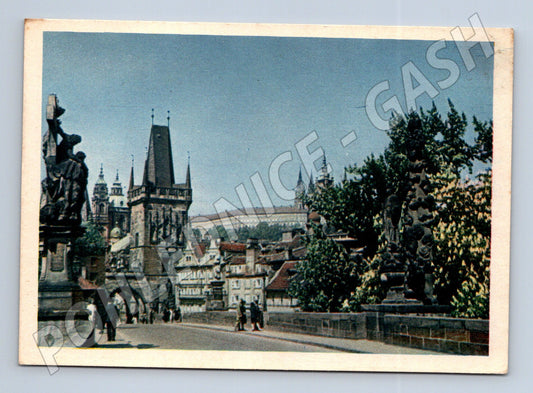 Pohlednice Praha Malostranské mostecké věže (M22002)