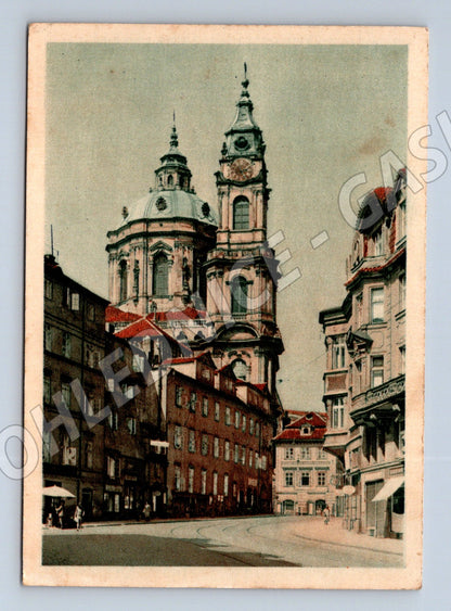 Pohlednice Praha Chrám sv. Mikuláše 1940 (M22011)