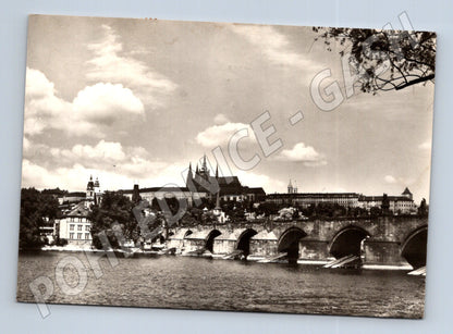 Pohlednice Praha Karlův most Hradčany 1973 (M22013)