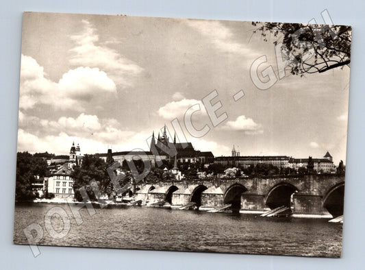Pohlednice Praha Karlův most Hradčany 1973 (M22013)
