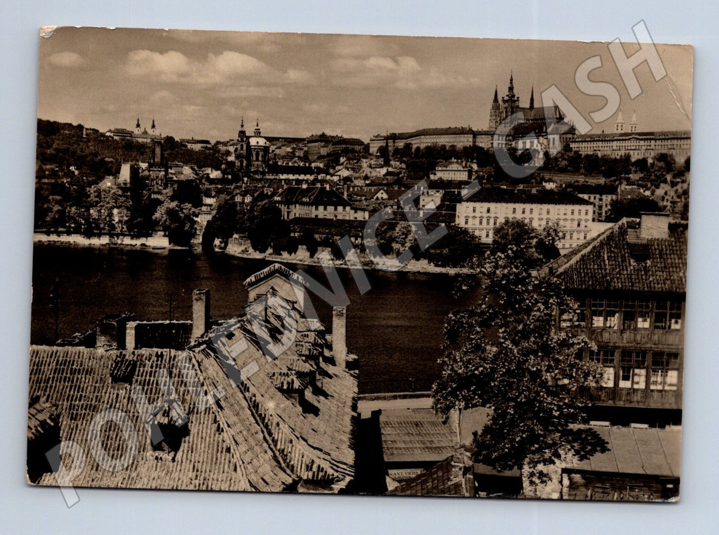 Pohlednice Praha Hradčany Malá Strana panorama 1958 (M22017)