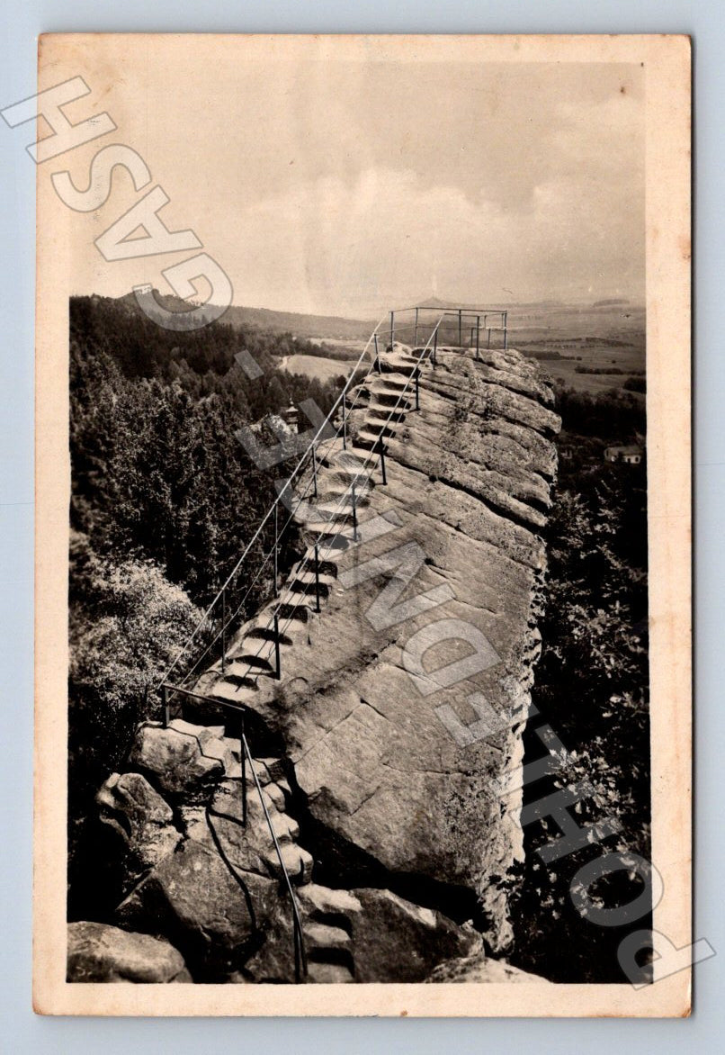 Pohlednice Prachovské skály Český ráj PP 1948 (M2203)