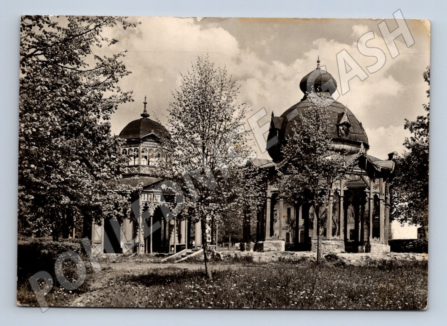 Pohlednice Slovensko Bardejovské Kúpele pavilony 1960 (M22033)