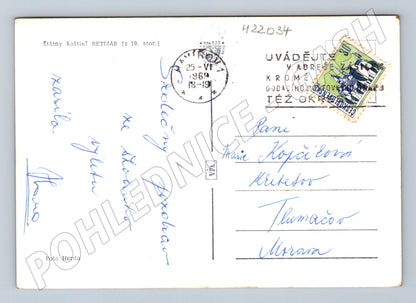 Pohlednice Slovensko Štátny kaštieľ Betliar 1969 (M22034)