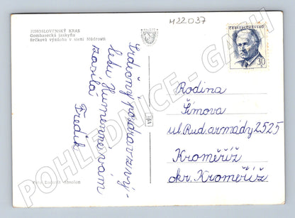 Pohlednice Slovensko Gombasecká jaskyňa (M22037)