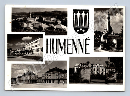Pohlednice Slovensko Humenné koláž 1968 (M22038)