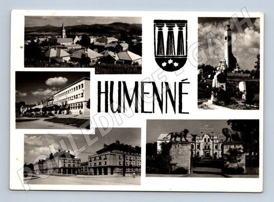 Pohlednice Slovensko Humenné koláž 1968 (M22038)