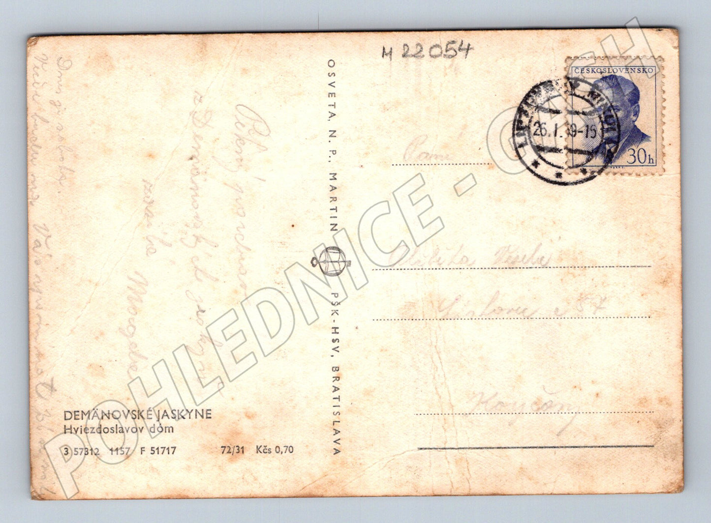 Slovensko Demänovské jaskyne Hviezdoslavov dóm 1939 (M22054)