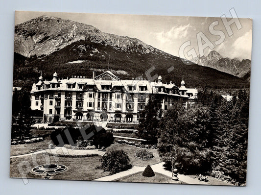 Pohlednice Slovensko Vysoké Tatry Grand hotel 1953 (M22063)