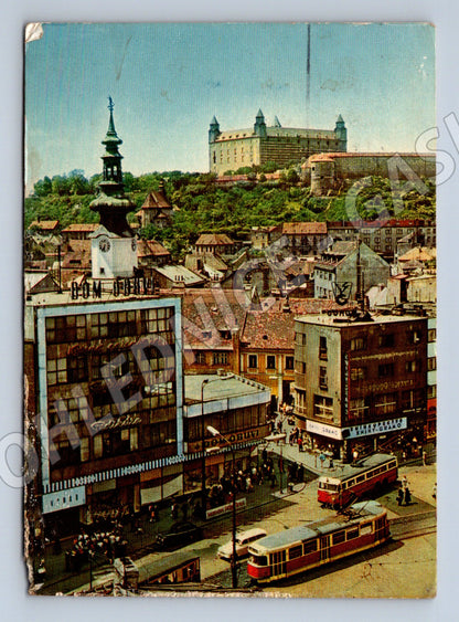 Pohlednice Slovensko Bratislava hrad město 1966 (M22069)