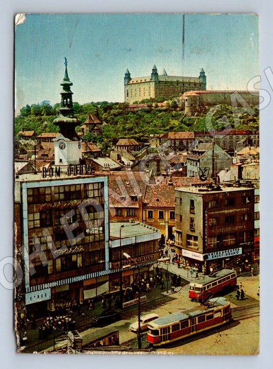 Pohlednice Slovensko Bratislava hrad město 1966 (M22069)