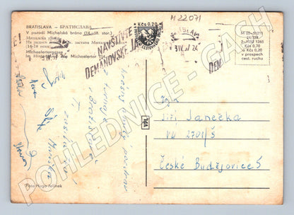 Pohlednice Slovensko Bratislava Michalská brána 1924 (M22071)