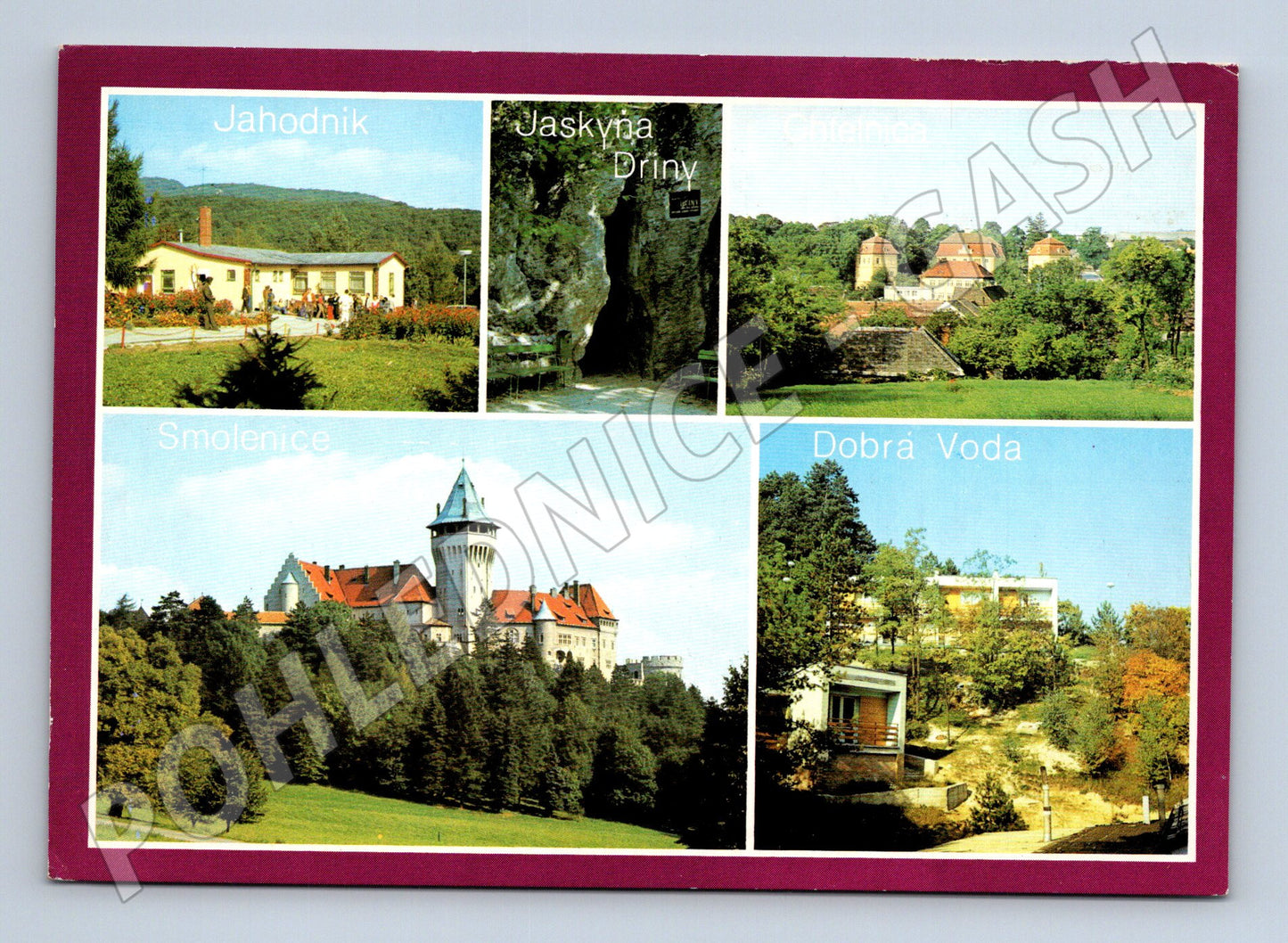 Pohlednice Slovensko Smolenický zámek a další místa (M22074)
