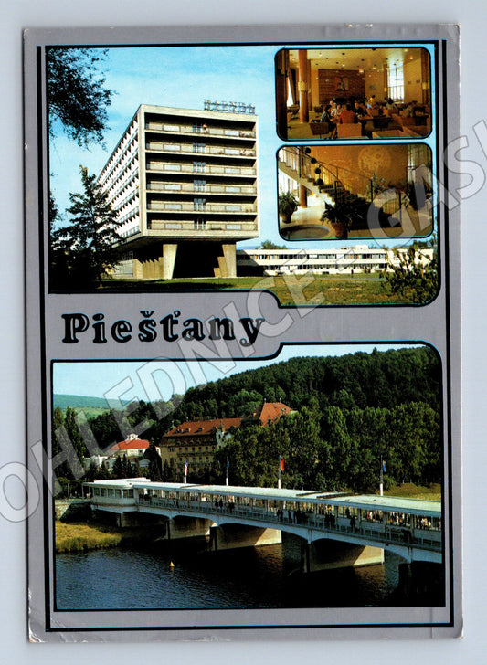 Pohlednice Slovensko Piešťany lázně hotel most (M22075)