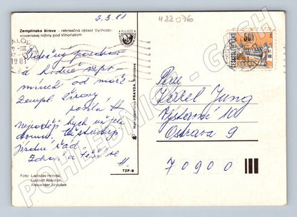 Pohlednice Slovensko Zemplínska Šírava 1981 (M22076)