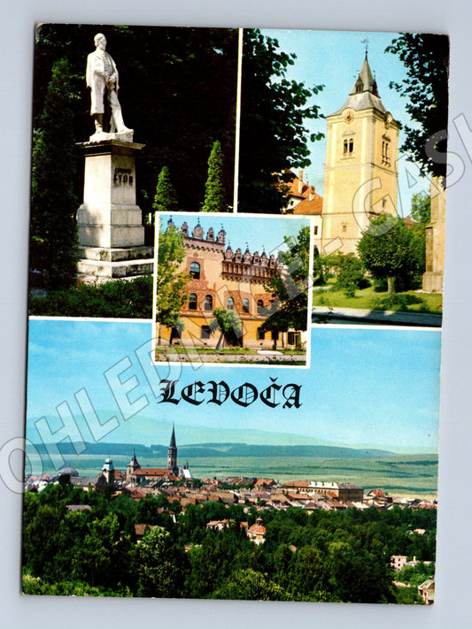 Pohlednice Slovensko Levoča více motivů 1975 (M22082)