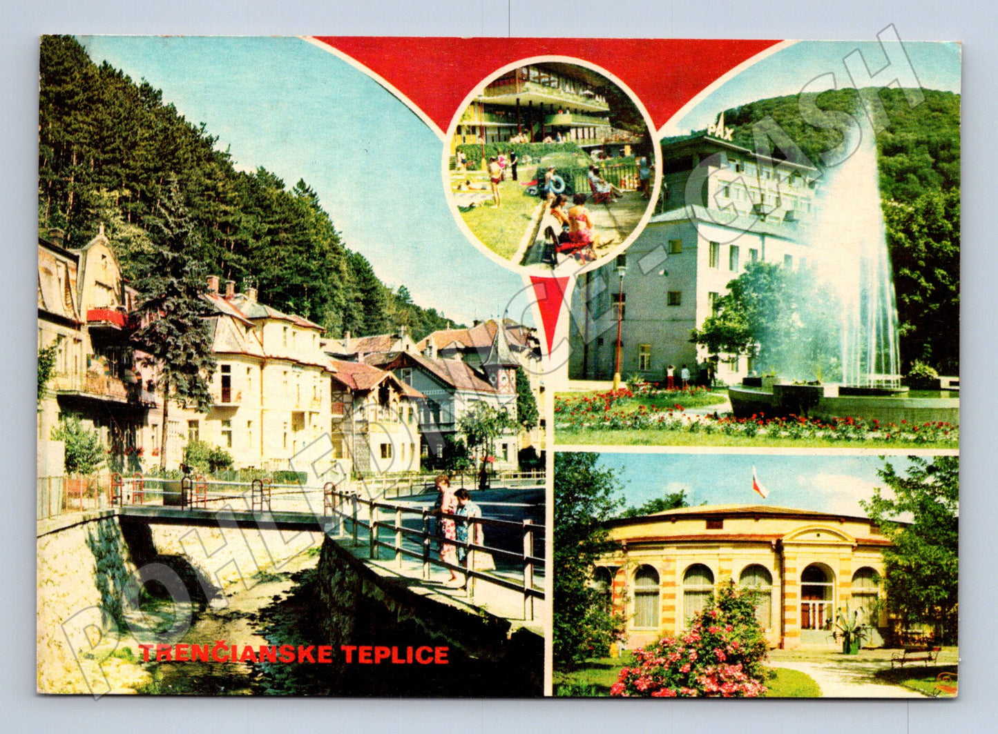 Pohlednice Slovensko Trenčianske Teplice lázně 1968 (M22086)