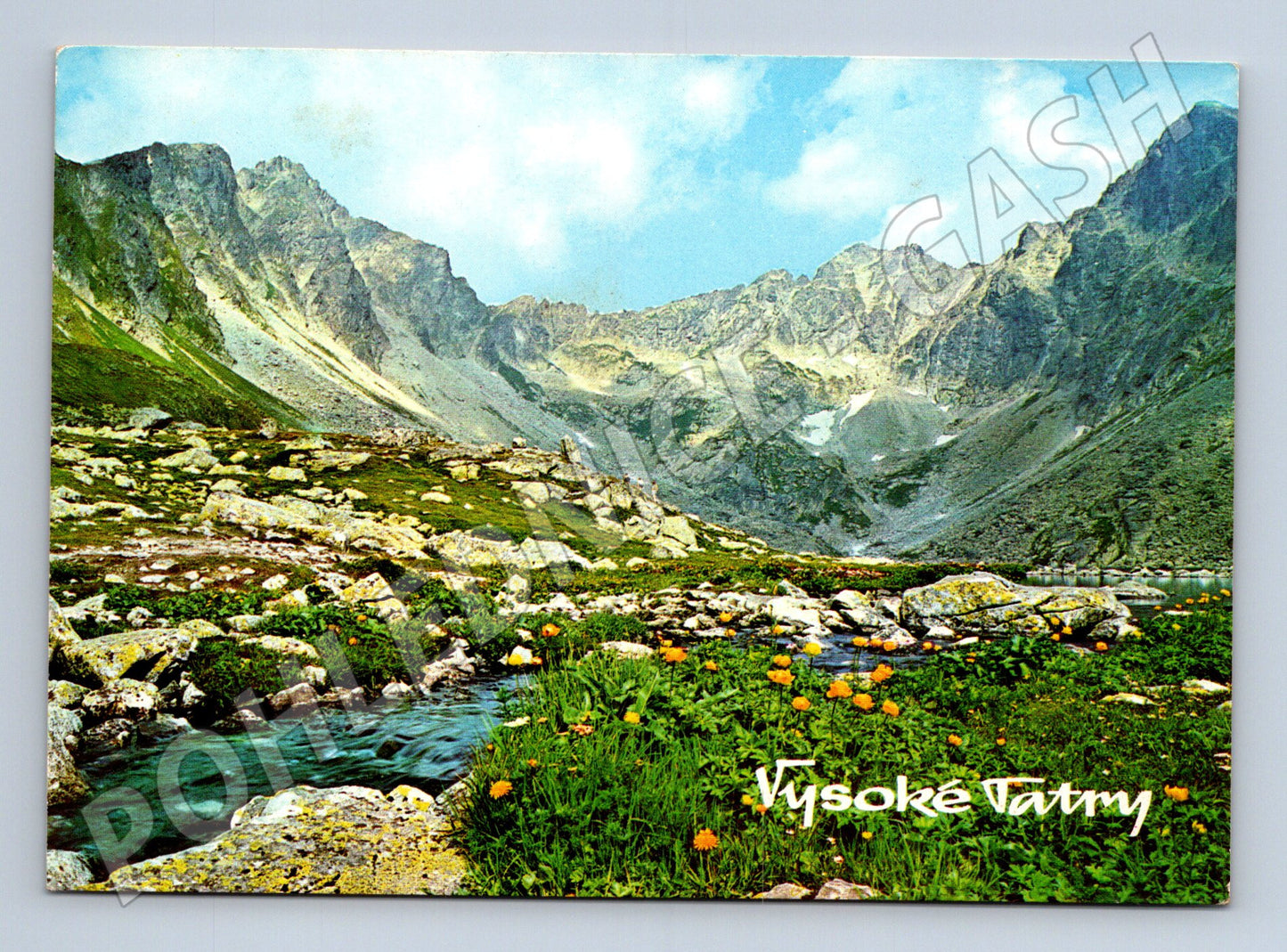 Pohlednice Slovensko Vysoké Tatry Mengusovská dolina (M22097)
